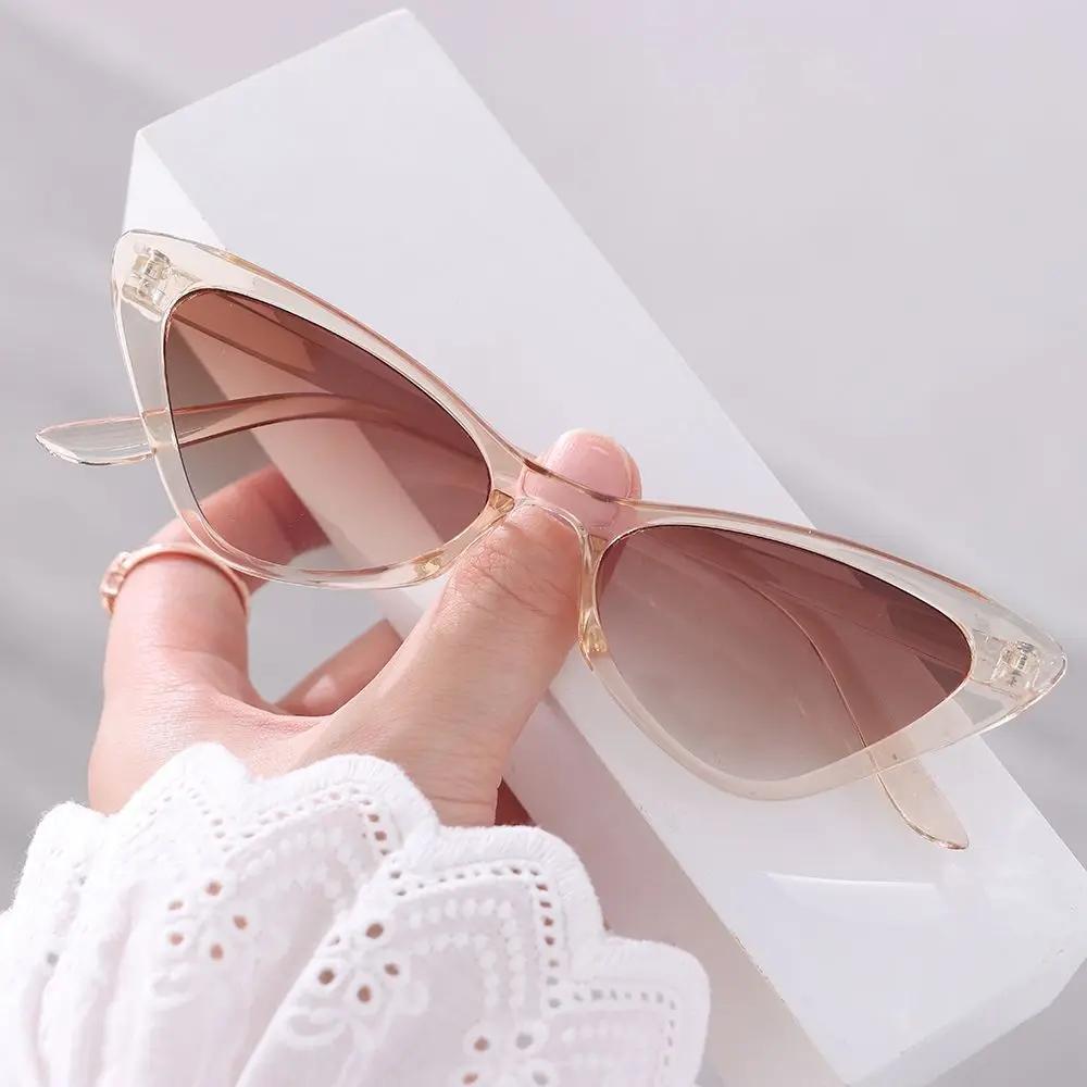 Vintage Cat Eye Sunglasses for Women Small Frame Retro Sunglasses UV400 Protection Eyewear Fashion Trendy Streetwear Accessories