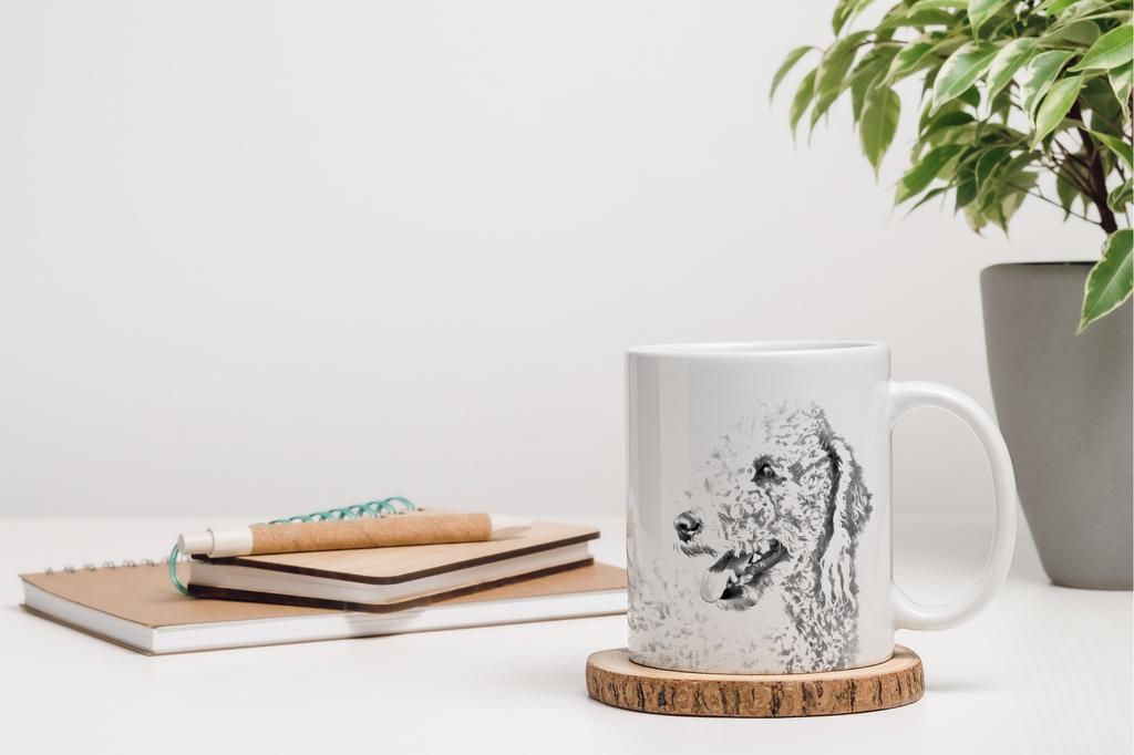 Bedlington Terrier, Rothbury Terrier - Cup with a Dog, Personalized Cup with a Print, a Classic Gift for Everyone from the Art-Dog Brand