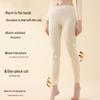 Women's 100% Cotton 10A Anti-Bacterial Thermal Leggings - 2 Pack