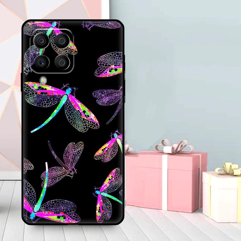 Colorful Dragonfly Case For Samsung Galaxy M16 M31 M21 M13 M33 M53 M15 M35 M55 M36 M56 M12 M32 M52 M14 M34 M54