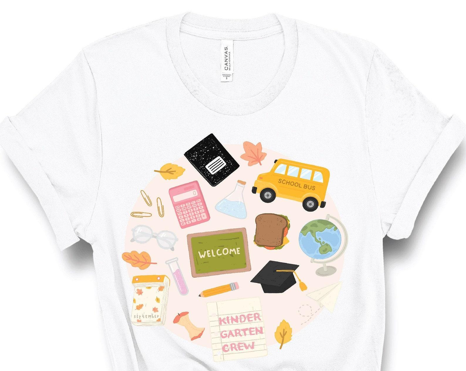 Kinder Shirt, Kindergarten Shirt, Kindergarten Teacher Shirt, Kinder Teacher Shirt, Teacher Shirts, Kinder Teacher Gifts, Back To School Tee S