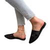 Fashion 2025 Summer Hot Sale Mesh Women’s Closed Toe Slippers Pointed Toe Buckle Breathable Sandals for Outdoor Plus Size Daily Slippers