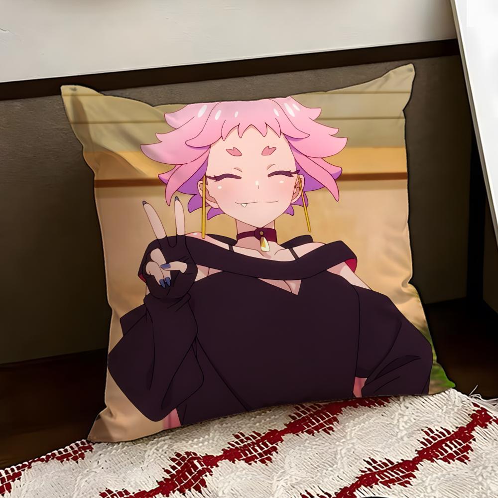 MMayonaka animePunch Cushion Cover Reversible Soft Durable Pillow Cover Home Car MultiScene Use for Daily Comfort