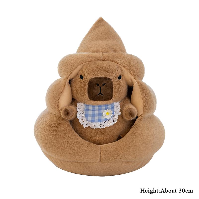 Cute Capybara Peripheral Plush Doll Capibara Plush Doll Giant Kawaii Stuffed Animal Doll Children Kids Birthday Gift Toys
