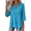 Damesshirts met 3/4 mouwen, grafische T-shirts, casual basic tops, truien