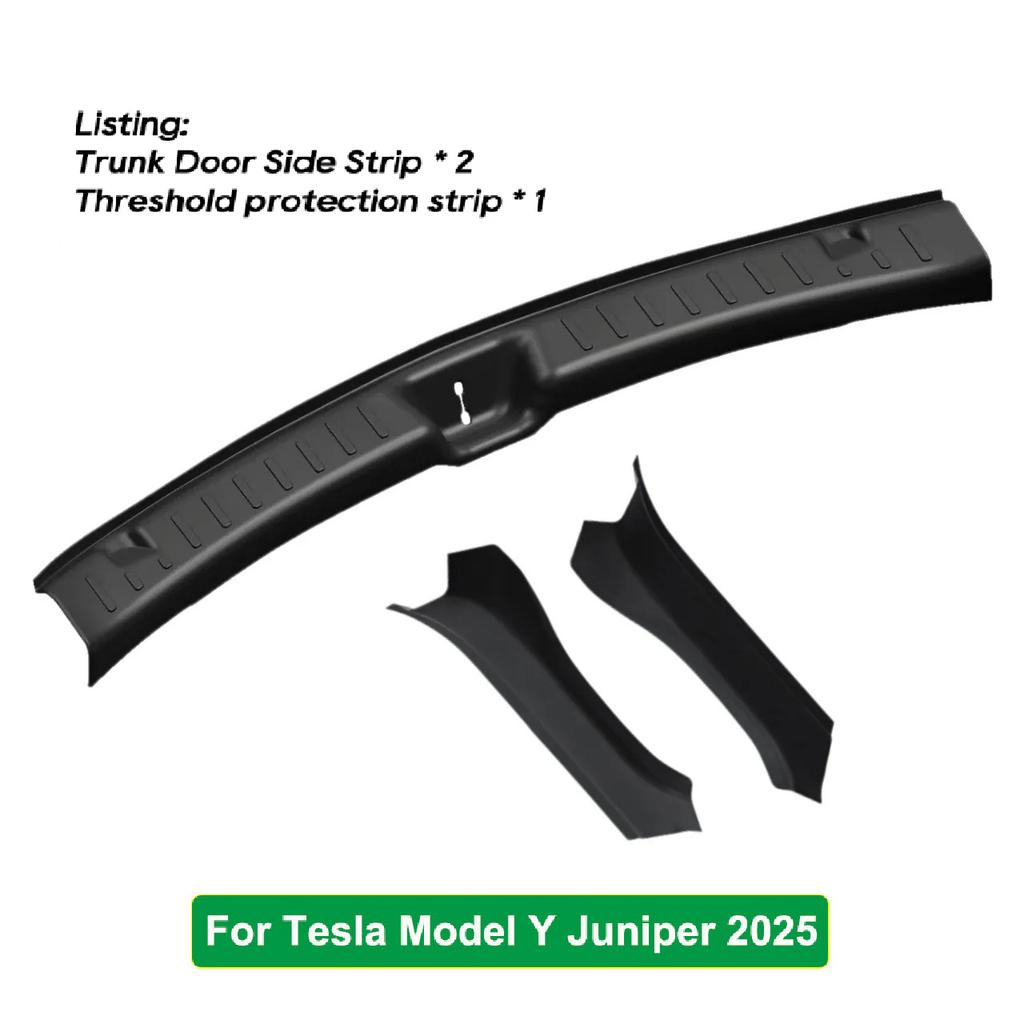 Per Tesla Nuovo Modello Y LANCIO 2025 Juniper Soglia Posteriore del Bagagliaio Protezione Paraurti TPE Anti Graffio Copertura Protettiva