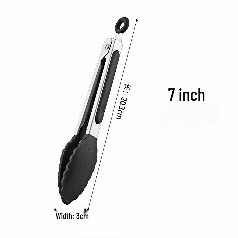 Korean BBQ Stainless Steel Tongs for Grilling