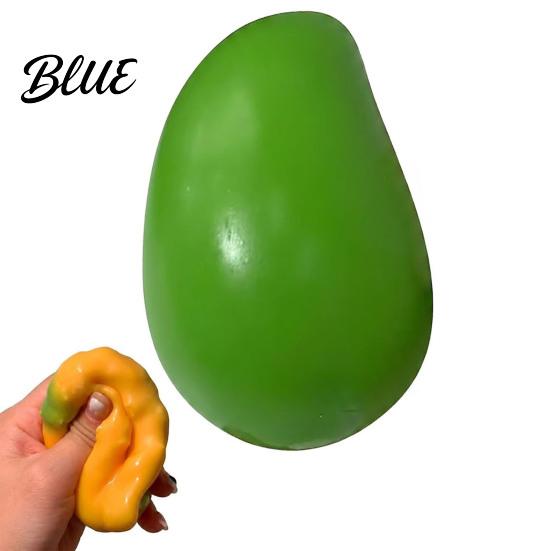 Office Desk Stress Relievers 1/2Pcs Color Changing Fruit Squeeze Toy Simulated Mango Relief Simulation Toy Slow Rebound Strawberry Sensory