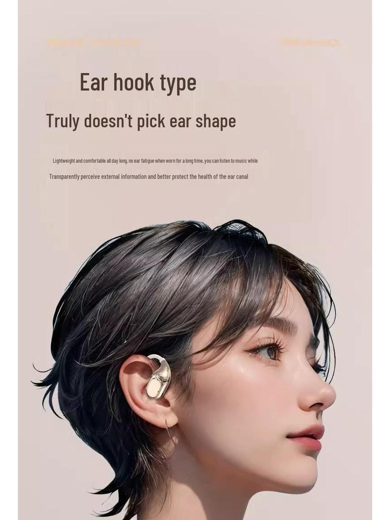 2025 OWS Ear-Hook Bluetooth Headphones - High Sound Quality, Long Battery Life, Open In-Ear Design