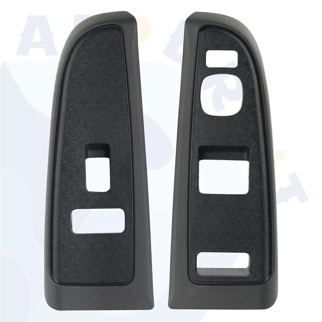 Window Control Switch Bezel Cover For Driver & Passenger Door Panel Compatible With Chevy Silverado, GMC Sierra 1500 2500 HD 3500 Door Switch Panel