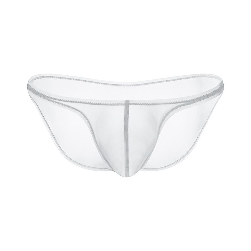 Men's Ultra-Light Ice Silk Transparent Thong Briefs