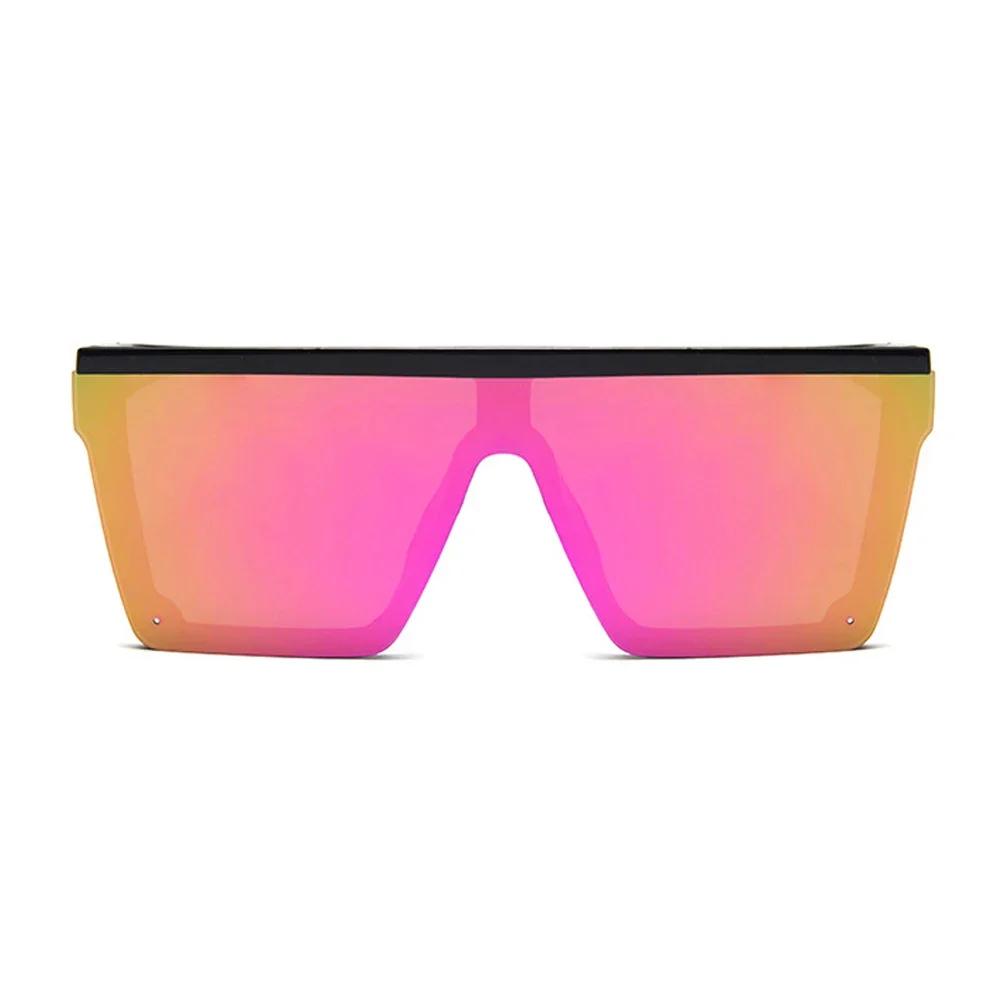Square Sunglasses Women Luxury Vintage Brand Design Sun Glasses Big Frame Mirror Red Purple Eyewear Uv400