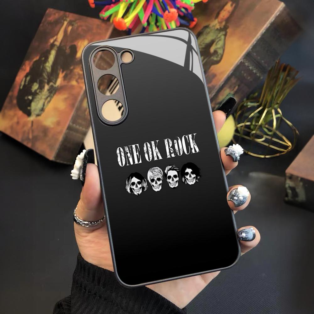 Japan Band ONE OK ROCK Handyhülle Für Samsung Galaxy S25 S24 S23 S22 S20 S21 Note20 Ultra Plus Fe Farbige Silberne Hülle