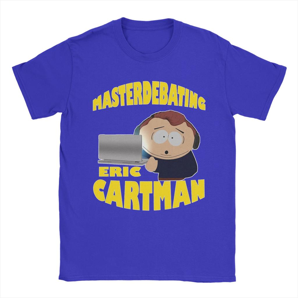 Funny Masterdebating CartUnisex SouthParks TShirt for Unisex Round Neck Pure Cotton T Shirts Short Sleeve Tee Shirt Clothes