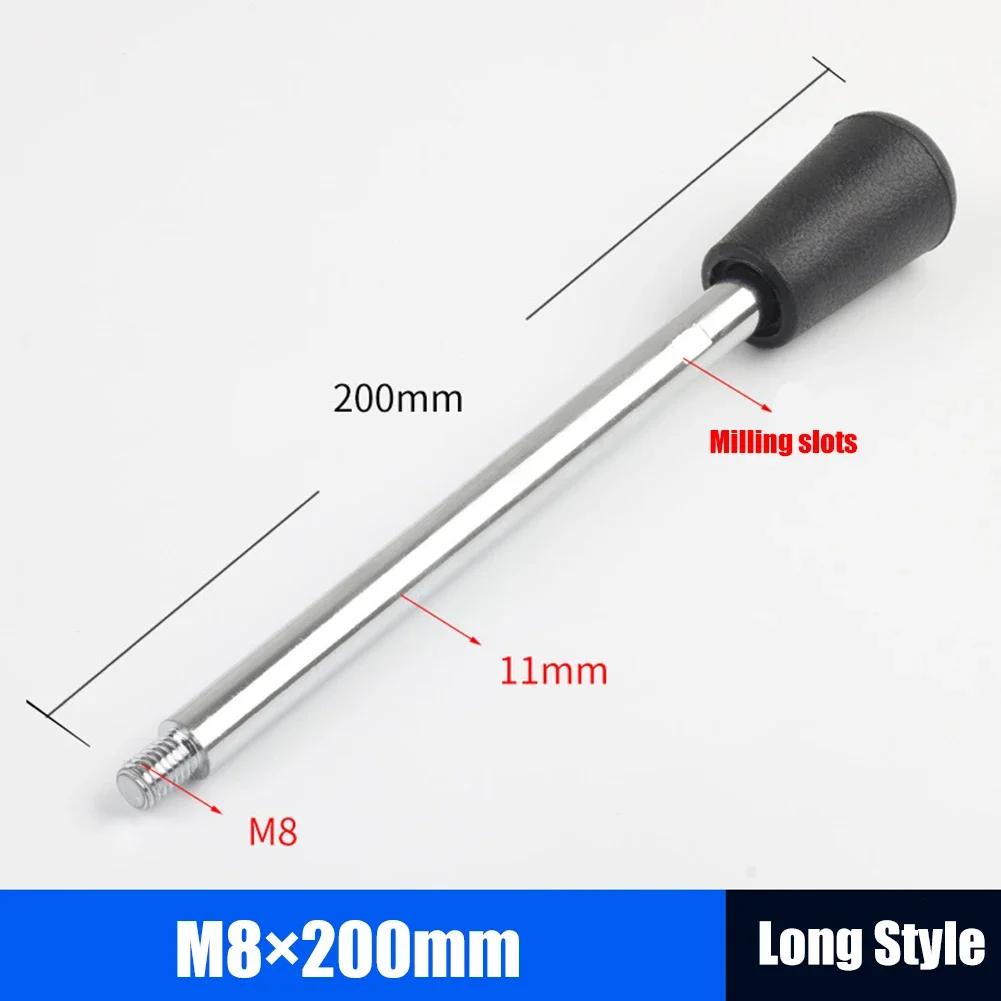 M6-M12 Fixed Long Grip Handle Bakelite Knob Handle Work Rod Machine Tool Work Handle Bar Bench Drill Accessories