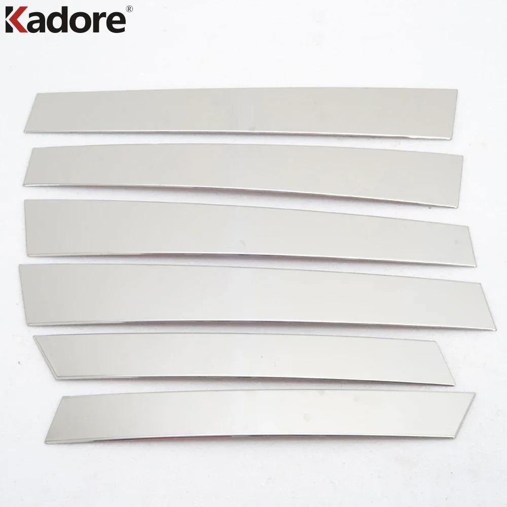 For Honda CRV CR-V 2007-2010 2011 2012 2013 2014 2015 Stainless Steel Window Center Pillar Cover Trim Post Strip Car Accessories