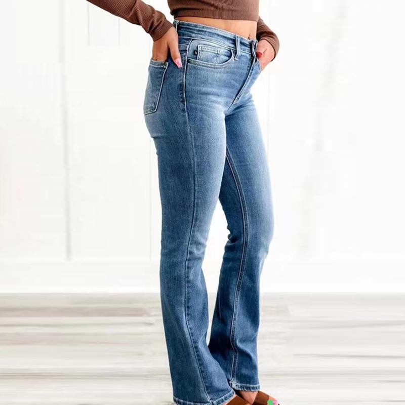 Mode Neue Vintage Blau Lose Beiläufige Jeans Frauen Elegante Gerade Hohe Taille Denim Hosen Frauen Solide Büro Dame Einfache Plus größe Jeans 24722