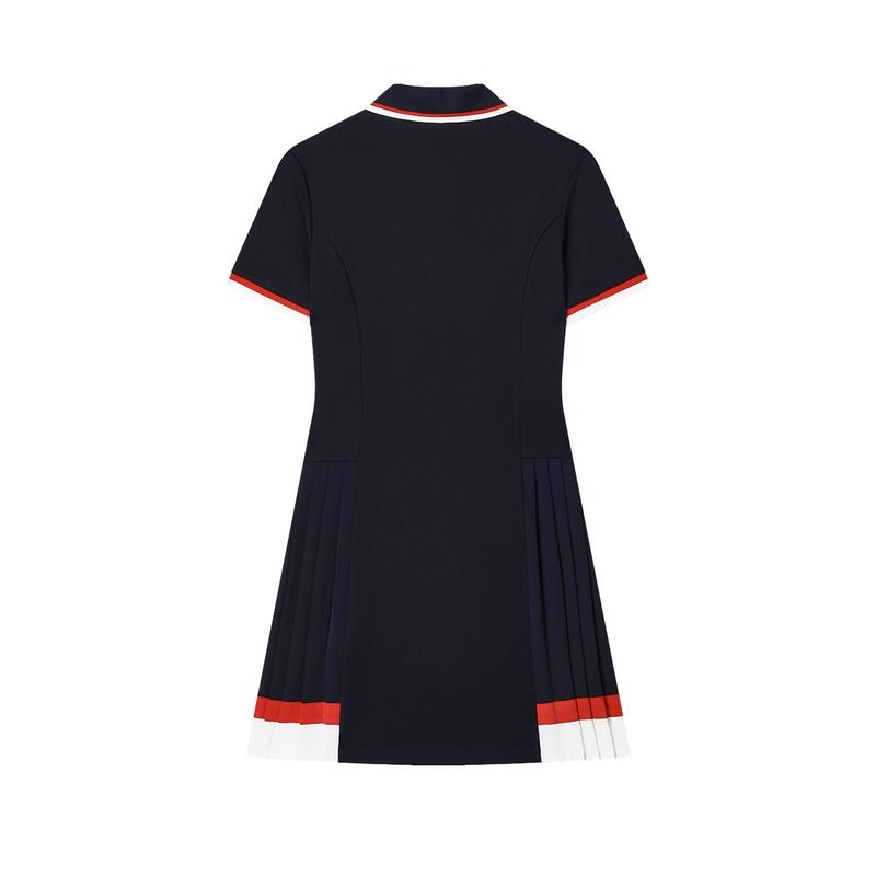 

New FILA Short Sleeved Dress Women s F11W437303FNV 160/62A/S