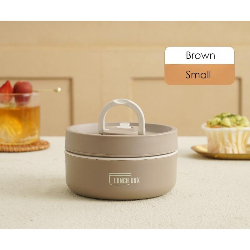 304 Stainless Steel Lunch Box with Soup Container Portable Thermal Bento Box for Office & School Leak-Proof & Easy Clean