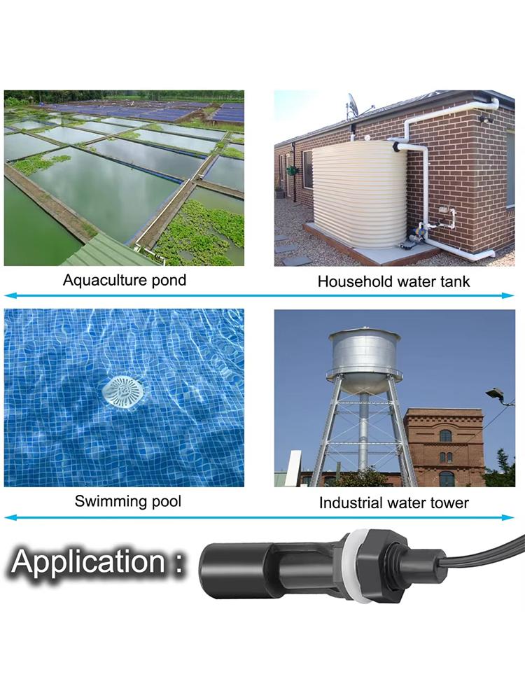 Czujnik poziomu cieczy w zbiorniku Pływakowy przełącznik poziomu Wodny Pływak Plastikowy Zbiornik akwariowy Basen Czujnik przepływu