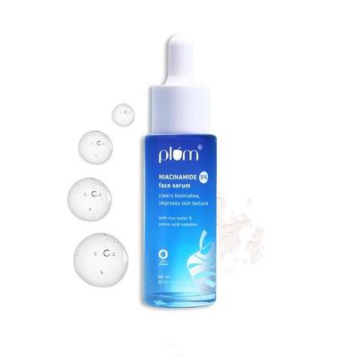 %5 Niacinamide Yüz Serumu Temizleyici | Pirinç Suyu ile | Tüm Cilt Tipleri | Kadınlar ve Erkekler | Parfümsüz | %100 Vegan | 30 ml