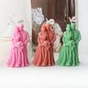 Groom and Bride Shape Silicone Candle Mold Perfect Gift for Art Enthusiasts