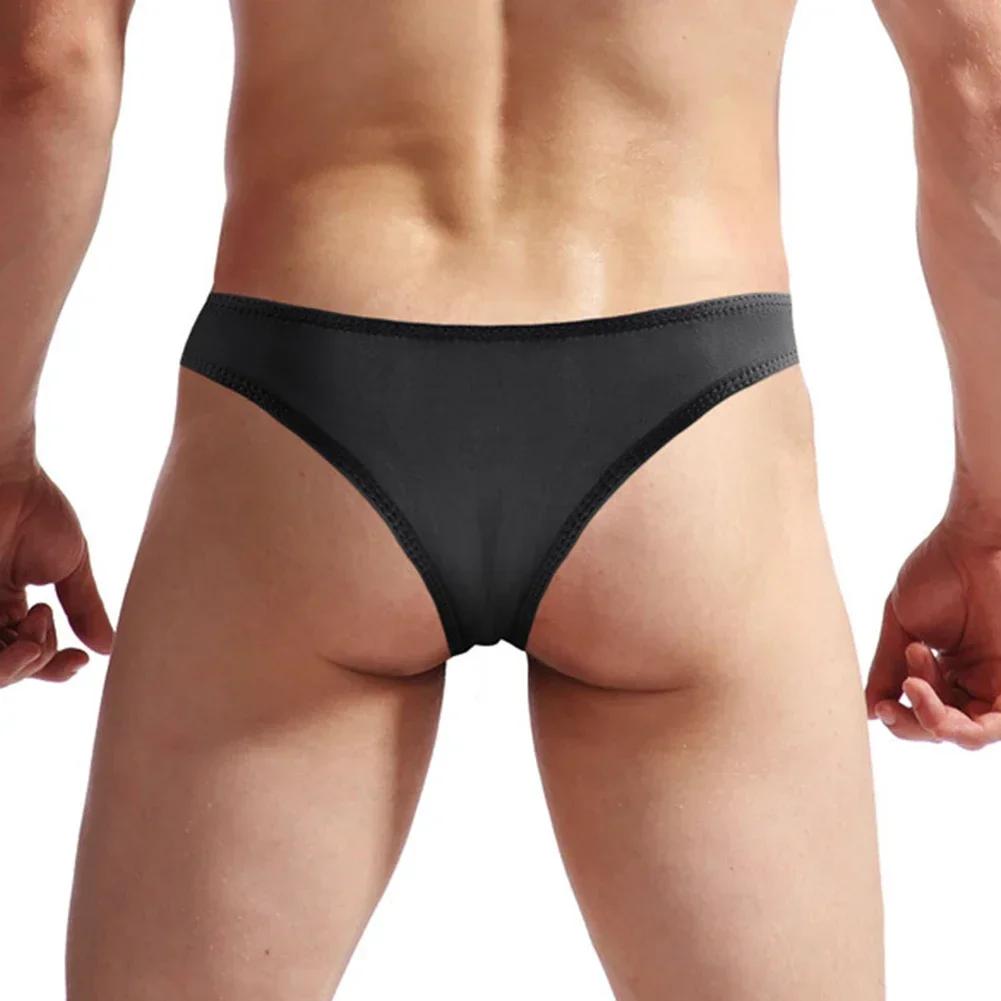 Sexy Briefs Men Underwear Pouch Bottoms Soft Trucks Homewear Thong Lingerie Fashion New Comfortable Summer
