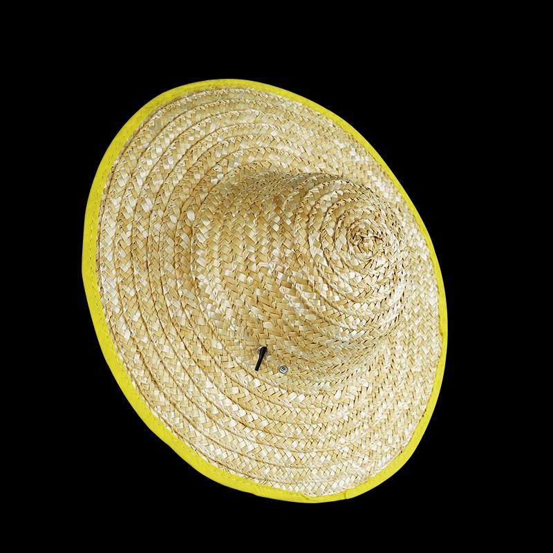 Outdoor Wide-Brim Sun Protection Straw Hat