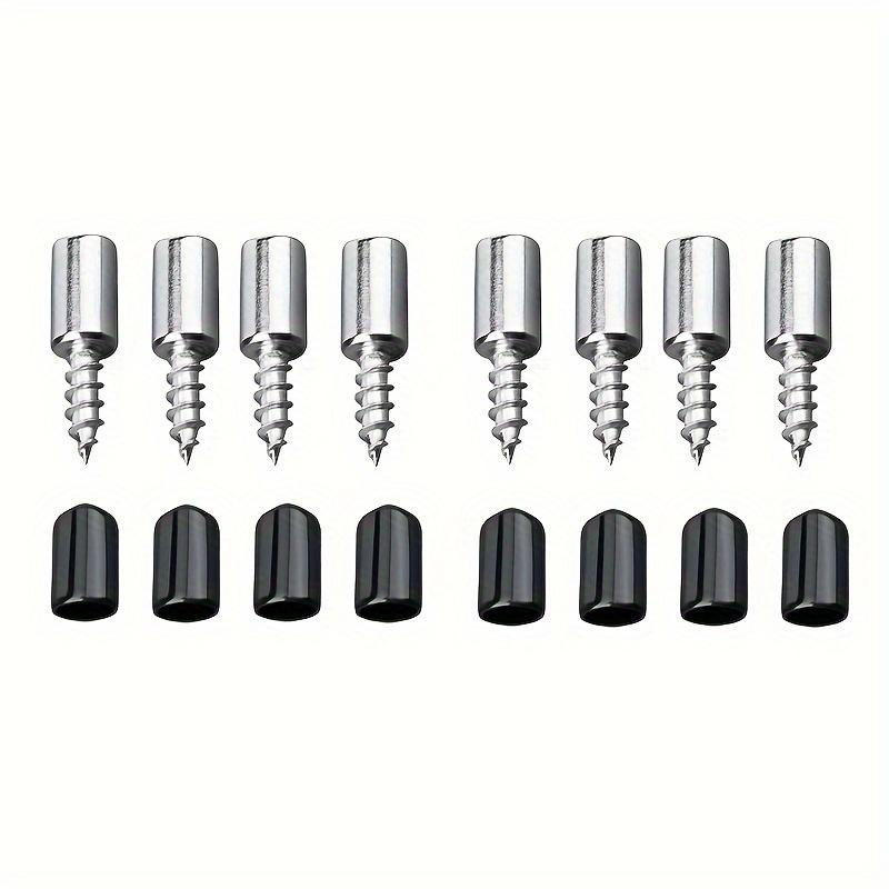 

16/32/64Pcs Shelf Bracket, Self Tapping Screws Bracket Shelf Support Pegs, Glass Wood Shelf Peg Heavy Duty Floating Shelf Bracke 0.98inch