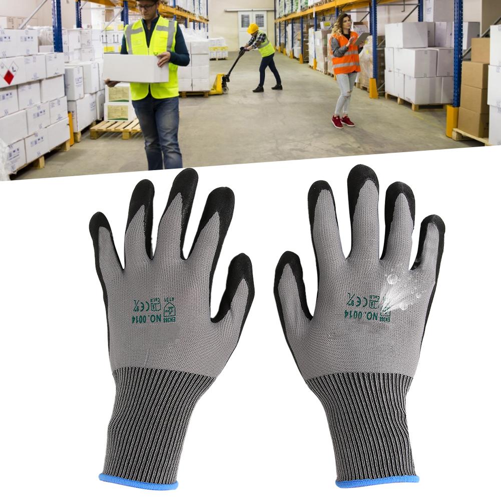 Arbeitshandschuhe Nylon Arbeitshandschuhe Abriebfest Schnittfest Schutz Sicherheitshandschuhe