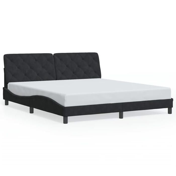 VidaXL Bed Frames Without Mattress, Upholstered Bed, Slatted Bed Base, Double Bed, Adult Bed for Interior Bedroom, 3207937