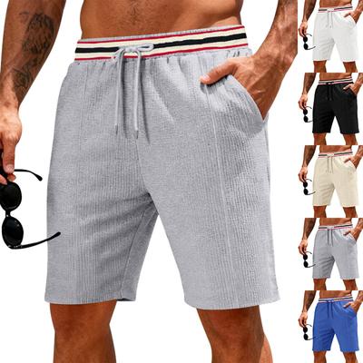 Herren Trainingsshorts mit Kordelzug, athletisch, lockere Passform, Schweißshorts mit Taschen