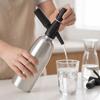 Aluminum Alloy Siphon Bottle 1L Sparkling Water Dispenser Safe Pressure Drink Maker  Kitchen