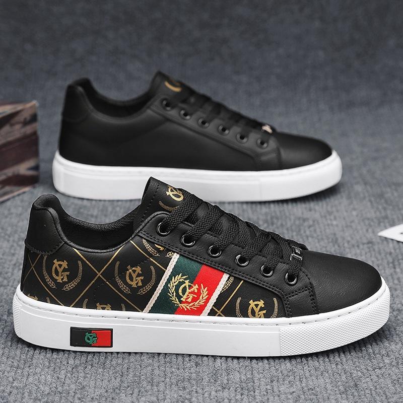 Spring Men's Shoes Leather Board Shoes Student Versatile Models Niche Trendy Shoes Men's Sports and Leisure Shoes