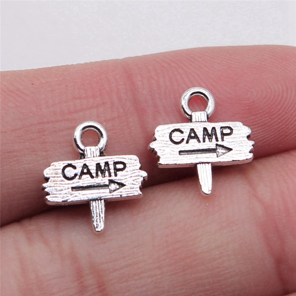 Charms Rectangle Tags Badges Friendship Pendants Minimalist Jewelry Components QC104
