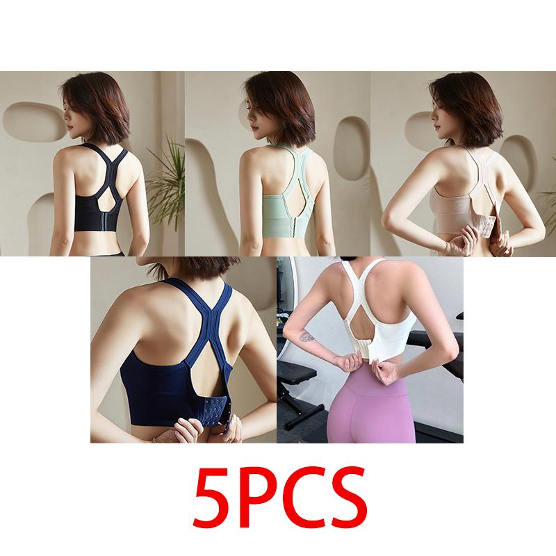 Sports Bra Women Shockproof Running Gather Stereotypes Anti-sagging Fitness Bra Training Cross Beautiful Back Yoga Vest