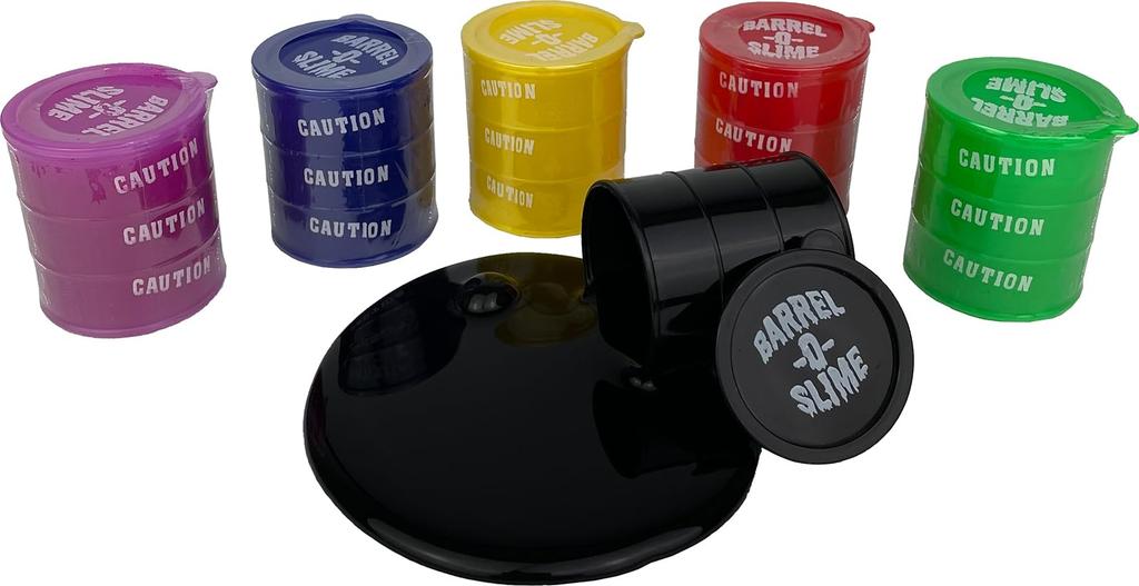 Tatsuya Drum Can Slime Colors x 4 Set New Street Toy (Small) (6 Sets) 24-Piece (Bulk Purchase) [Christmas, Year, Obon, Festivals, Events, Kids'