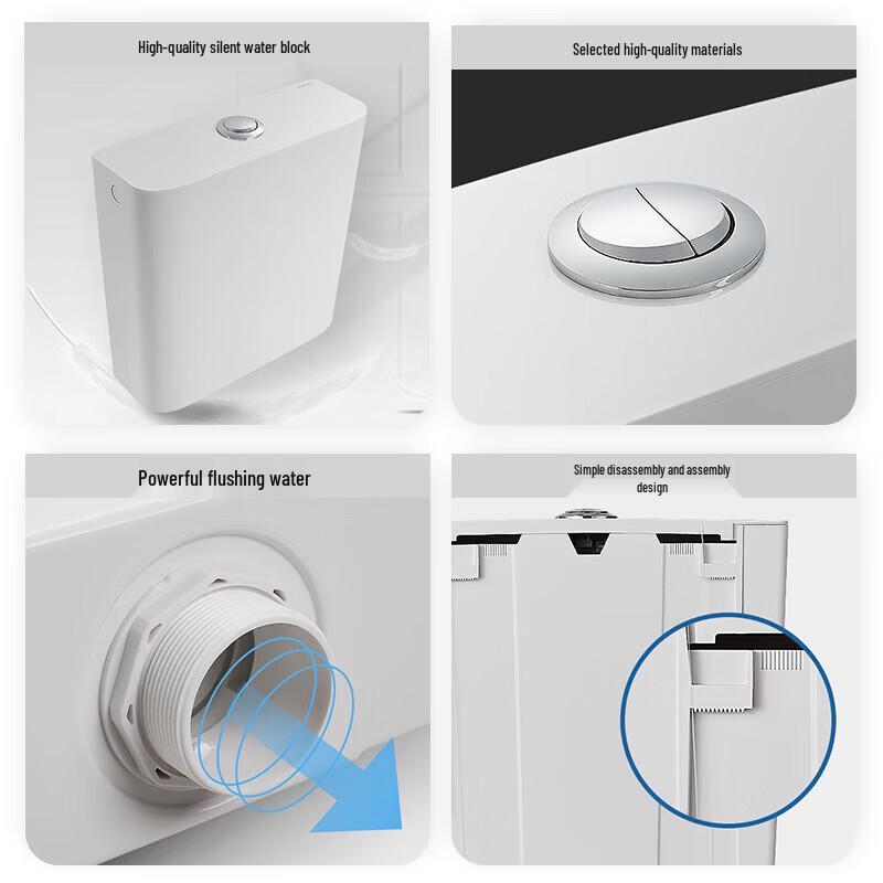 Jomoo Dual-Flush Squat Toilet Set