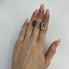 Silver Earrings with Alexandrite 15.075ct (2119937)