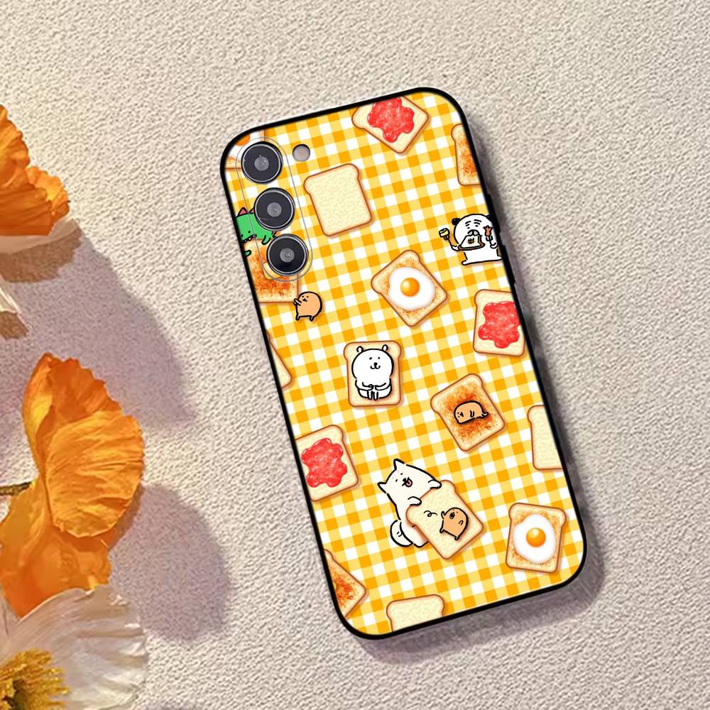 Funny Cartoon J-Joke B-Bear Phone Case For Samsung Galaxy A73,A72,A71,A70,A53,A52,A51,Soft Silicone Black Cover