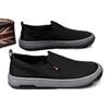 2025 spring and autumn new men's shoes breathable casual lightweight soft soles men's versatile one-pedal lazy shoes men