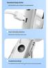 2025 Portable USB Rechargeable Neck-Hanging Mini Handheld Foldable Cooling Fan with Strong Wind for Outdoor Use
