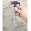 10pcs Metal Tent Stakes Heavy Duty Ground Anchor Peg Steel Nail Tarp Pegs  Wind Rope