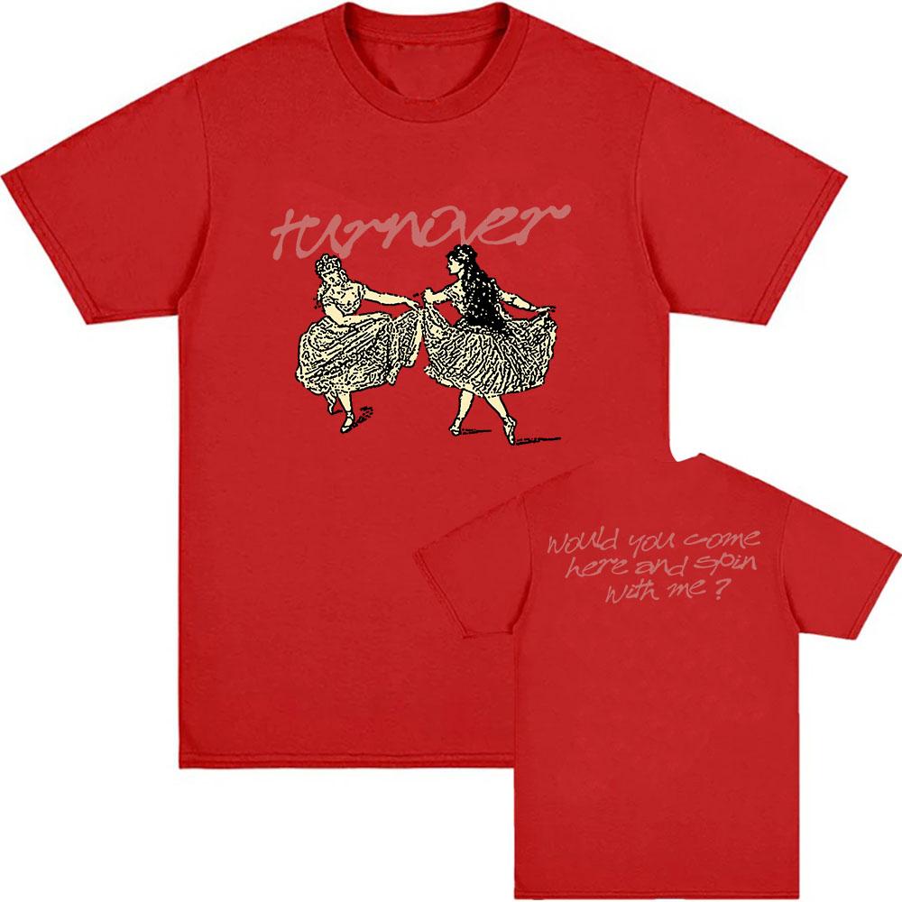 DIZZY TEE TURNOVER Band Rock Band T-shirt Grunge Fashion Unisex Streetwear Summer Cotton Male Tshirts Hip Hop Men T Shirt
