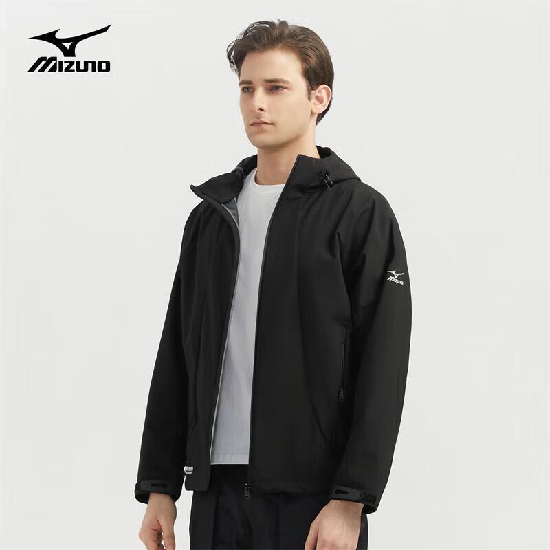 MIZUNO Unisex Hooded Outdoor Windproof Waterproof Jacket