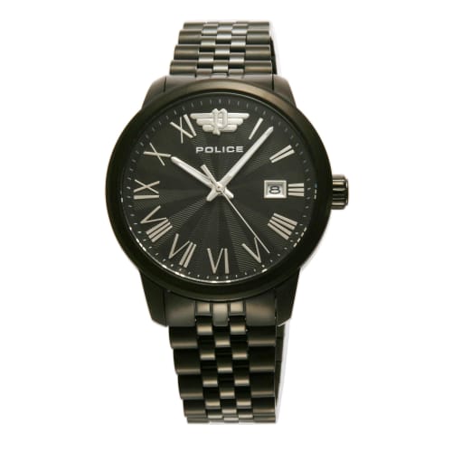 

Мужские кварцевые часы POLICE RAHO, черный корпус/ремешок, JH0021304