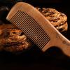 New Anti-Static Handcrafted Natural Peach Wood Hair Comb Head Massage Sandalwood Comb Hair Care Diy Styling Tool