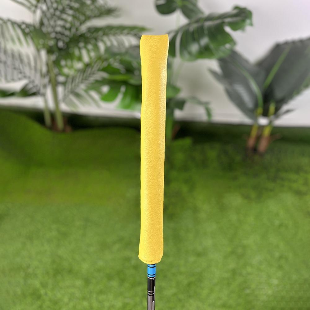 

Minimalism Design Golf Alignment Stick Cover Sticks Swing Training Cover Outdoor Sports жовтий
