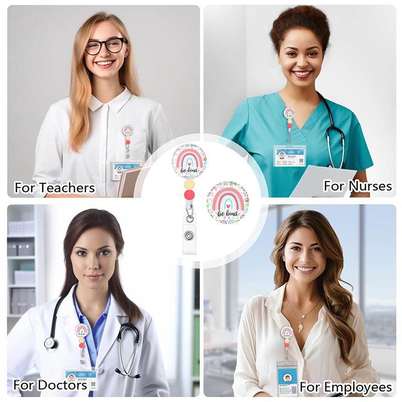 

Медицинский и медицинский клей-капля из АБС-пластика, легко тянущаяся пряжка, подвесная веревка, брелок для ключей, значок врача, медсестры, прокрутка