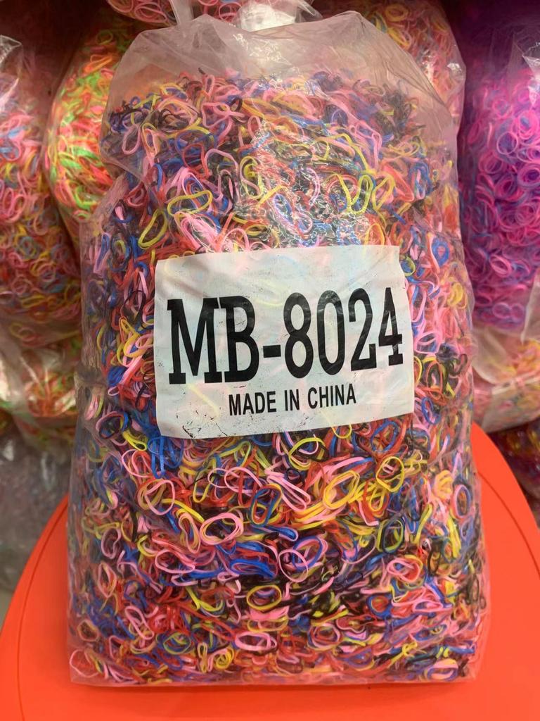 8024 High Elasticity Colored Hair Ties: Children's Small Rubber Bands In Bulk